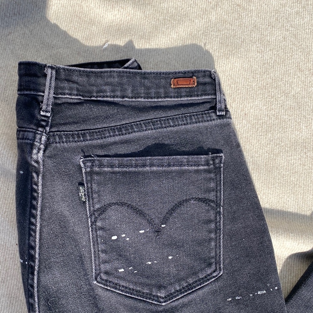 Levi’s Funky White Wash Skinny Jeans Womens size 27
